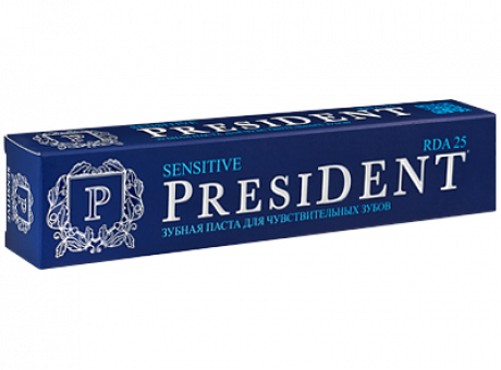 зубная паста PRESIDENT PROFI Sensitive (25 RDA) 100 мл *r